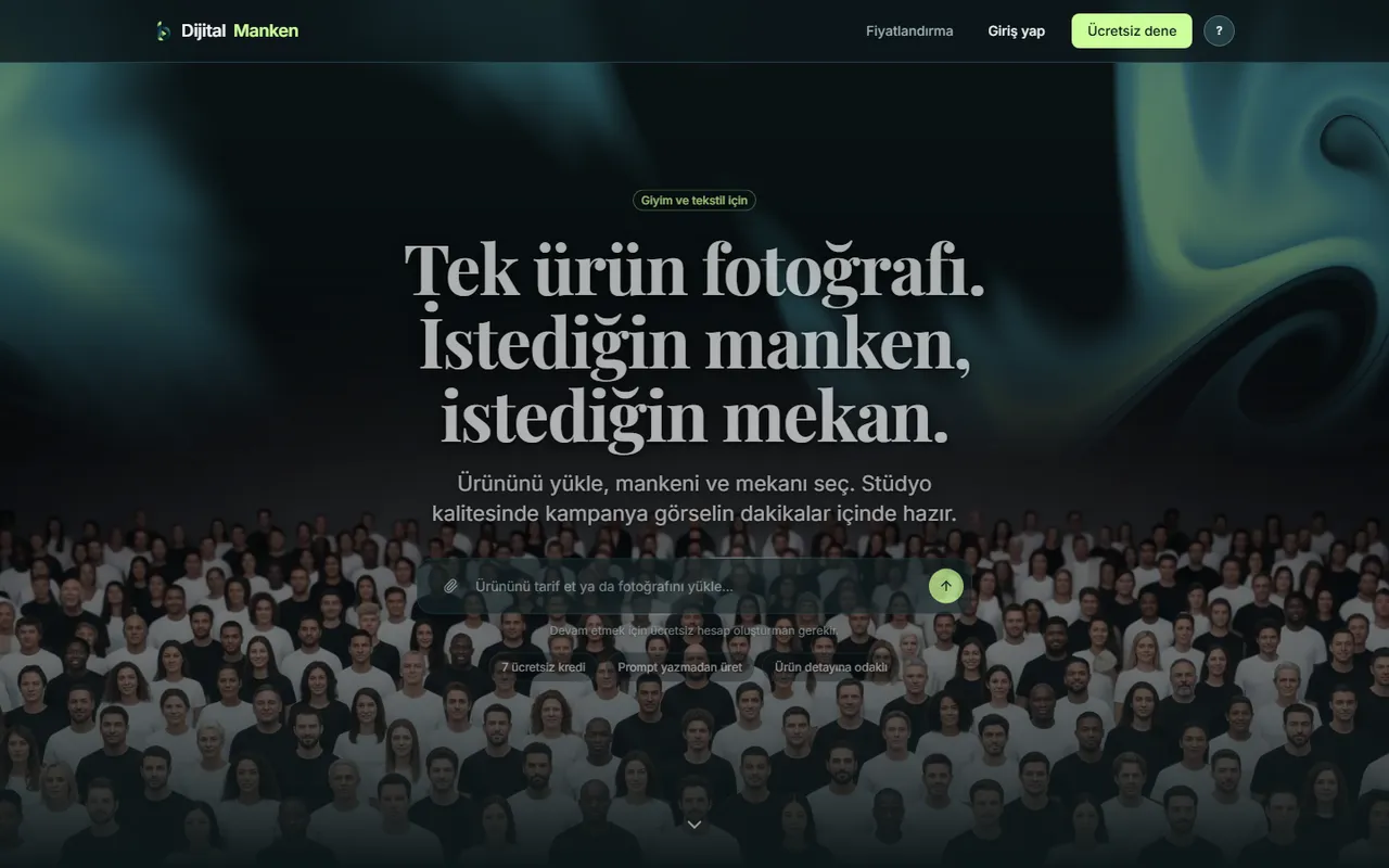 Dijital Manken web sitesi